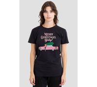 Elvis Presley Women's Elvis Merry Christmas Baby T-Shirt, Black | Size: Medium Elvis Presley Black M