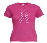 Elvis Presley Womens Lady Fit T Shirt Medium Fuschia