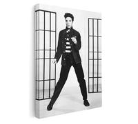 Elvis Presley Young, Canvas Wall Art, Wall Art Picture Print for Living Room and Bedroom (77cm x 51cm / 30 x 20inch)