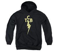 Elvis Presley - Youth TCB Logo Pullover Hoodie, Medium, Black