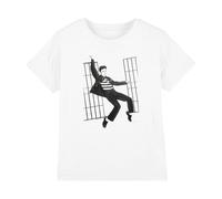 Elvis Presleyjailhouse Rock Kids T Shirt, White, 7-8