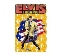 Elvis Singer Rock-Presley metal signs vintage metal poster for Home Bar Club Kitchen Garage Cafe Wall decor Gifts 8 x 12 Inch