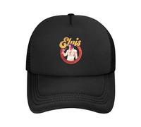 Elvis Singer Rock-Presley Trucker caps for Men Women Hip Hop Adjustable Mesh Baseball Cap Lightweight Running Cap Golf Hats