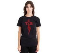 Elvis TCB Symbol Ladies T Shirt, Black, Small