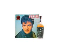 Elvis - The King Straight Rye - Whiskey 70cl 45% ABV (Includes Elvis Presley Suspicious Minds Vinyl Album)
