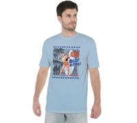 Elvis Unisex Elvis Presley Blue Hawaii Poster Unisex T Shirt, Light Blue T-Shirt (Pack of 1)
