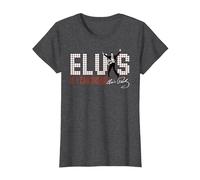 Elvisly Yours Elvis Presley If I Can Dream T-Shirt, Women, Dark Heather Grey, Small