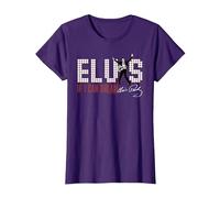 Elvisly Yours Elvis Presley If I Can Dream T-Shirt, Women, Purple, X-Large