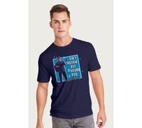 Elvisly Yours Men's Nothin But A Hound Dog Elvis Presley Lyric T-Shirt in Navy | Size: Small Elvisly Yours Navy S