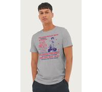 Elvisly Yours Men's The Elvis Presley Show T-Shirt in Mid Grey | Size: Small Elvisly Yours Mid Grey S