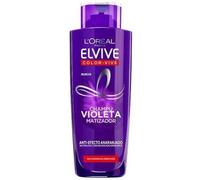 LOreal Paris Anti-Effect Orange Tinting Violet Shampoo, For Colored, Blonde, Bleached or Grey Hair, Elvive Color Vive
