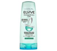 Elvive Haircare L'Oréal Extraordinary Clay Re-Balancing Conditioner, 400ml, (Pack of 1)
