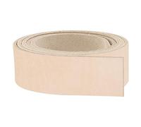 ELW Leather Blank Belt | 7-8 Oz. (2.6-3mm) Thickness | Size: 10"x50" (25.4x127cm) Cowhide Vegetable Tanned | Full Grain Strip, Strap | Ideal for DIY Belts for Tooling, Crafting & Stamping