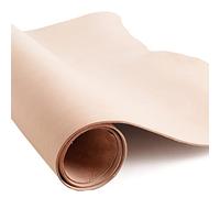 ELW Vegetable Tanned Leather Shoulder Pre-Cut 6-8 SQ FT 2 PCS Set | 8-9 oz. (3.2-3.6mm) Full Grain Leather Cowhide Craft Hobby Workshop Tooling, Repair, Carving, Dyeing, Engraving, Wet Molding
