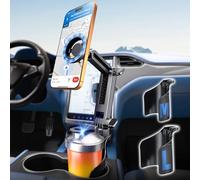 ELWEY Phone Holder with 2 Pack Flexible C-Shaped Base, 360° Swiveling