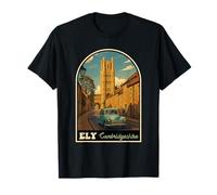 Ely Cambridgeshire Vintage Design Cathedral T-Shirt