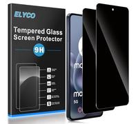 ELYCO Privacy Screen Protector for Motorola Moto G86/G86 Power 5G for Tempered Glass, Pack of 2 Privacy Film, Anti-Spy Tempered Glass Protection, Privacy Screen Protector, 9H Hardness