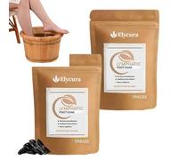 Elycura Foot Soak, Herbal Foot Soak Beads, Elycura Lymph Soak, Deeply Hydrates & Softens Rough Feet, Soothes Tired Feet, For Everyone (2 Pcs)