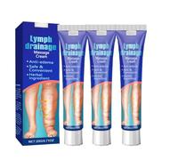 Elycura Lymph Drainage Massage Cream, Elycura Lymphatic Drainage Massage Cream, 20g for Legs (3PCS)