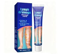 Elycura Lymph Drainage Massage Cream, Elycura Lymphatic Drainage Massage Cream, Massage Oil for Legs, Fast-Absorbing, Suitable for All Skin Types (1)
