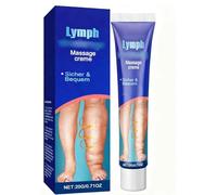 Elycura Lymphatic Drainage Massage Cream, Edema Relief for Legs and Feet, Massage Oil for Legs, Fast-Absorbing, Suitable for All Skin Types (1pcs)