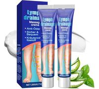 Elycura Lymphatic Drainage Massage Cream, Elycura Leg Edema Cream, Swell Care Lymphatic Massage Creams, Edema Relief for Legs and Feet, Fast-Absorbing, Suitable for All Skin Types (2)
