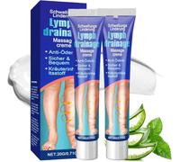 Elycura Lymphatic Drainage Massage Cream, Swell Care Lymphatic Massage Creams, Edema Relief for Legs and Feet, Reduce Leg Swelling Naturally