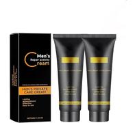 Elycura Mens Intimate Cream 50g - Men's Repair Activity Cream & Complex Men's Body Butter, Advanced Skin Moisturiser for Vitality Support, Immediate Effect, Mild Ingredients,Made for Men (2PCS)