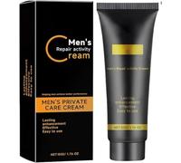 Elycura Mens Intimate Cream 50g - Men's Repair Activity Cream & Complex Men's Body Butter, Advanced Skin Moisturiser for Vitality Support, Immediate Effect, Mild Ingredients,Made for Men (1PCS)