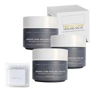 Elycura Nerve Care Healing Salve, Elycura Soothing Cream, for Back, Neck, Hands, Knees, The Packaging Includes 100pcs Cotton Swabs (3pcs)