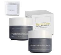 Elycura Nerve Care Healing Salve, Elycura Soothing Cream, for Back, Neck, Hands, Knees, The Packaging Includes 100pcs Cotton Swabs (2pcs)