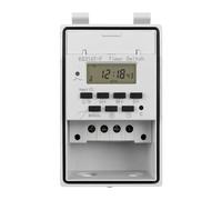 Elydiva 1 Piece Automatic Digital Timer Switch Relay Programmable Timer Controllor As Shown with Outdoor Waterproof Box 220V