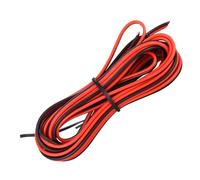 Elydiva 20 Gauge PER 3 Meter RED Black Zip Wire AWG Cable Power Ground Stranded Copper CAR