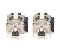 Elydiva 2Pcs 3D Analog Vibration Joystick Thumbstick Controller Module Thumb Stick Rocker For Ps2 Gaming Repair Parts