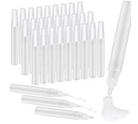 Elydiva 50 Pcs Art White Glue-Stick Pens, Quick Dry -Glue Pens Precise Apply Liquid Glue Pens Classroom Supplies