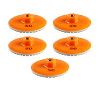 Elydiva 5PCS 80mm Angle Grinder Ceramic Tile Trimming Disc Dry Polishing Marble Porcelain Chamfering Grinding Edge M10
