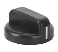 Elydiva 6 PCS Kitchen Black Plastic Gas Stove Cooker Control Knobs