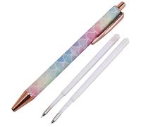 Elydiva Air Release Pen Tool Pin Pen Craft Vinyl Air Release Weeding Tools for Squeegee Out Bubble HTV Craft Vinyl with Refills