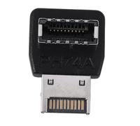 Elydiva Computer Motherboard Type-E USB 3.1 Type-E Interface 90 Degree Steering Elbow Front Type-C Installed Adapter(PH74A)