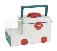 Elydiva Multifunctional Portable Medicine Box Large Capacity Ambulance Medicine Storage Household Box Green