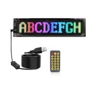 Elydiva Programmable 16x64 RGB LED Matrix Display Panel for Auto Scrolling Text & DIY Animations