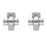 Elydiva Set Of 2 Chrome Roller String Retainer Trees Guitar Parts