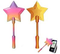 ELYIQI Pack of 2 Magic Wand EC Card, Magic Wand, Credit Card, Credit Card, Magic Wand, Practical Card Holder, in Rainbow and Red Gold Colours, Extendable Design, for Daily Use