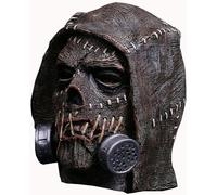 eLymwoo Arkham Scarecrow Latex Mask Knight Helmet Halloween Party Performance Prop Costume