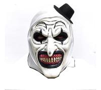 eLymwoo Arkham Scarecrow Latex Mask Knight Helmet Joker Headgear Halloween Party Performance Prop Costume (Joker)