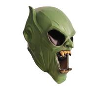 eLymwoo Green Goblin Latex Mask, Horror Costume-Masks for Unisex, Halloween Party Performance Prop