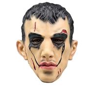 eLymwoo Halloween Latex Mask Inspired by Crow: Eric Mask Draven, Full-Head Scary Party Mask for Cosplay and Costume Events