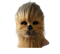 eLymwoo Monkey Cosplay Chewbacca Mask Halloween Soft Mask Adult
