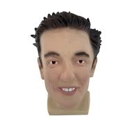 eLymwoo Realistic Halloween Celebrity President Billionaire Full Head Latex Mask for Pranks, Cosplay & Costume Parties (C)