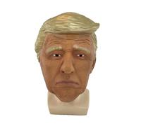 eLymwoo Realistic Halloween Celebrity President Billionaire Full Head Latex Mask for Pranks, Cosplay & Costume Parties (B)